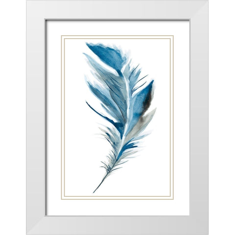 Midnight II White Modern Wood Framed Art Print with Double Matting by Golden, Corrie