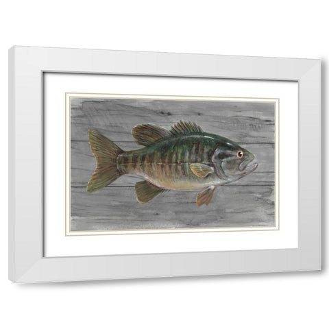 Clear Water Beauty White Modern Wood Framed Art Print with Double Matting by Fisk, Arnie
