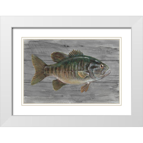 Clear Water Beauty White Modern Wood Framed Art Print with Double Matting by Fisk, Arnie