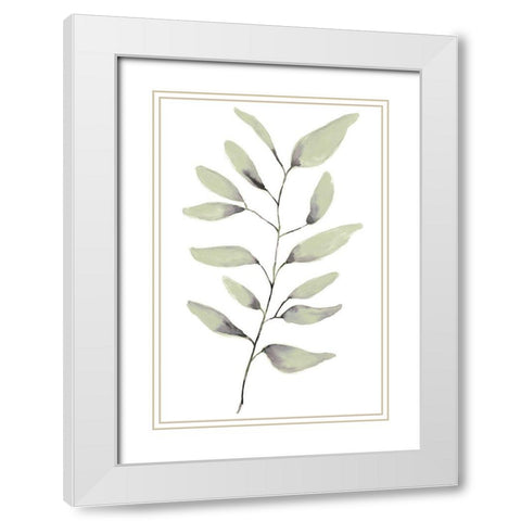 Lulu II White Modern Wood Framed Art Print with Double Matting by Golden, Corrie