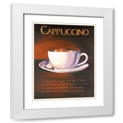 Urban Cappuccino White Modern Wood Framed Art Print with Double Matting by Kenton, Paul