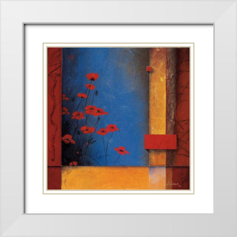 Mystic Journey White Modern Wood Framed Art Print with Double Matting by Li-Leger, Don