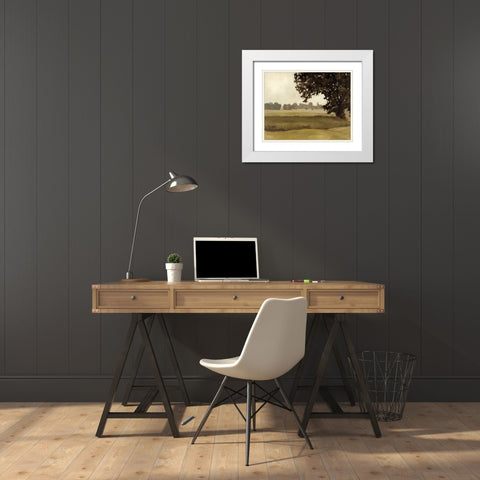 Summer Secret White Modern Wood Framed Art Print with Double Matting by Lightell, Megan