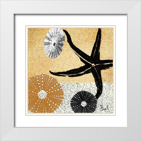 Tidepool Dreams II White Modern Wood Framed Art Print with Double Matting by Basil, Jason