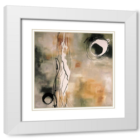 Grove White Modern Wood Framed Art Print with Double Matting by Maitland, Laurie