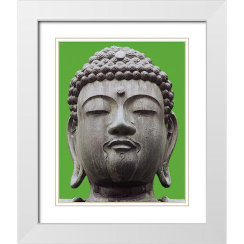 Aura IV White Modern Wood Framed Art Print with Double Matting by Maihara/Watt, Jeff/Boyce