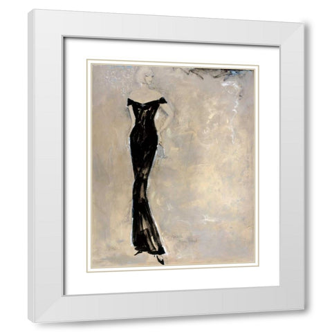 Colors of Night I White Modern Wood Framed Art Print with Double Matting by Stajan-Ferkul, Andrea