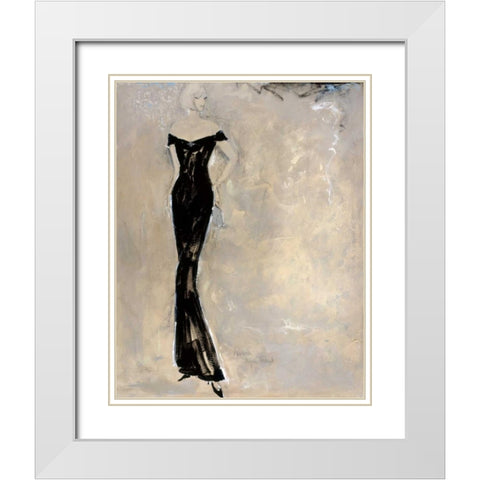 Colors of Night I White Modern Wood Framed Art Print with Double Matting by Stajan-Ferkul, Andrea