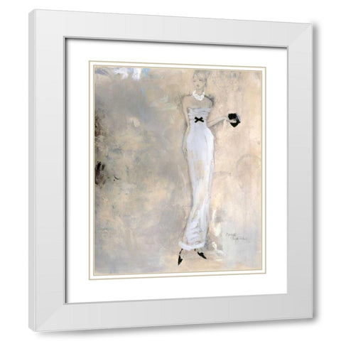 Colors of Night III White Modern Wood Framed Art Print with Double Matting by Stajan-Ferkul, Andrea