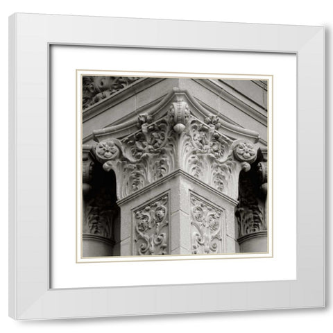Architectural Detail IV White Modern Wood Framed Art Print with Double Matting by Maihara/Watt, Jeff/Boyce