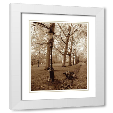Restful Autumn I White Modern Wood Framed Art Print with Double Matting by Maihara/Watt, Jeff/Boyce