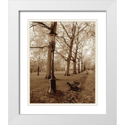Restful Autumn I White Modern Wood Framed Art Print with Double Matting by Maihara/Watt, Jeff/Boyce