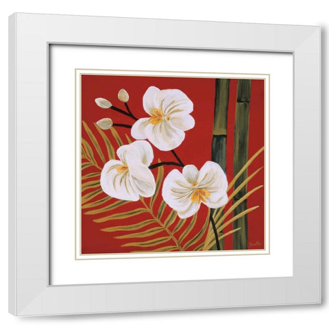 Sun Kissed II White Modern Wood Framed Art Print with Double Matting by St. Amant, Yvette