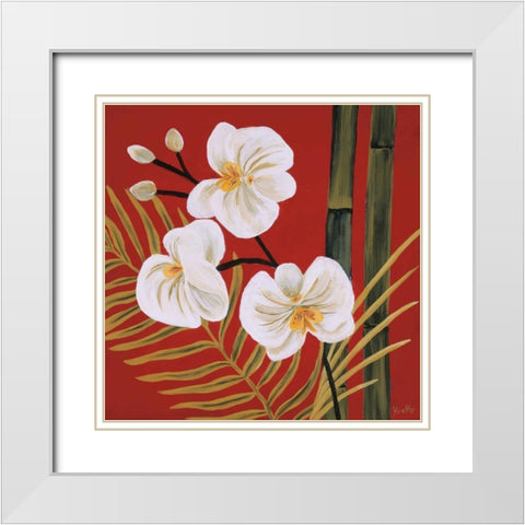 Sun Kissed II White Modern Wood Framed Art Print with Double Matting by St. Amant, Yvette