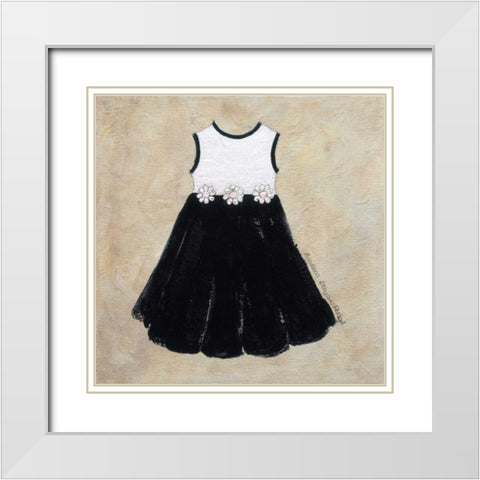 Nautical Girl II White Modern Wood Framed Art Print with Double Matting by Stajan-Ferkul, Andrea