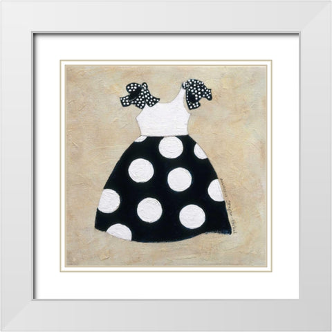 Nautical Girl III White Modern Wood Framed Art Print with Double Matting by Stajan-Ferkul, Andrea