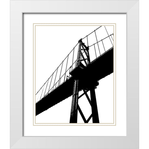 In Suspension I White Modern Wood Framed Art Print with Double Matting by Maihara/Watt, Jeff/Boyce