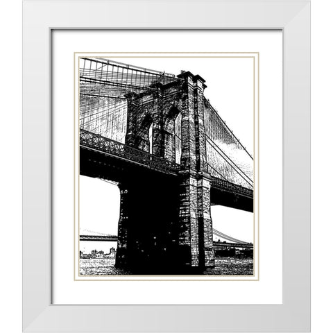 In Suspension II White Modern Wood Framed Art Print with Double Matting by Maihara/Watt, Jeff/Boyce