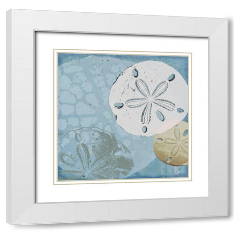 Oceans Delight III White Modern Wood Framed Art Print with Double Matting by Basil, Jason