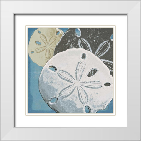 Oceans Delight IV White Modern Wood Framed Art Print with Double Matting by Basil, Jason
