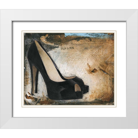 Shoe Box I White Modern Wood Framed Art Print with Double Matting by Stajan-Ferkul, Andrea