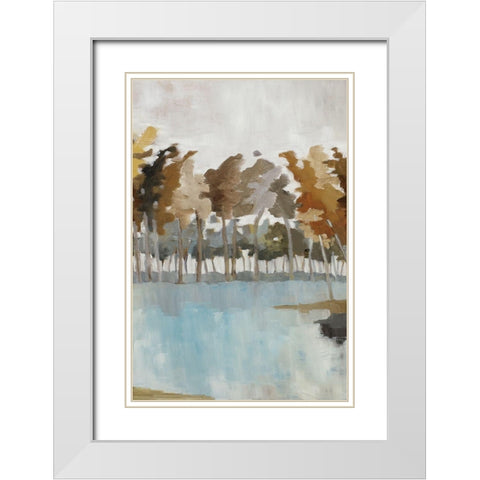 Wetlands II White Modern Wood Framed Art Print with Double Matting by Ellens, Jacqueline