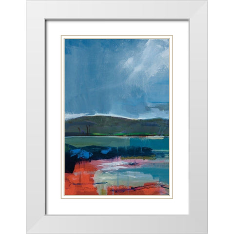 Coastal Display I White Modern Wood Framed Art Print with Double Matting by Fitsimmons, A