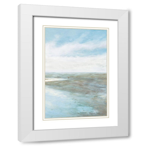 Low Tides III White Modern Wood Framed Art Print with Double Matting by Davis, Rockwell
