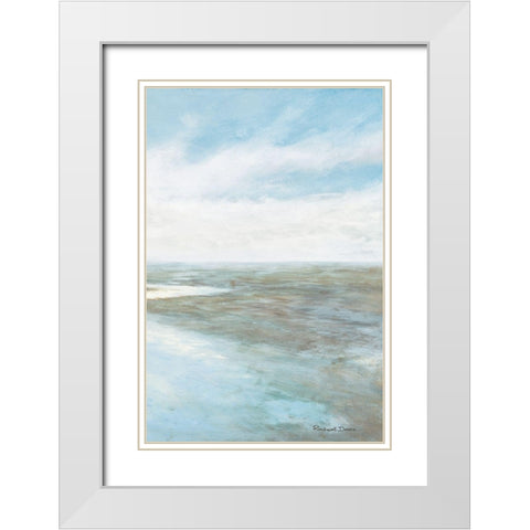 Low Tides III White Modern Wood Framed Art Print with Double Matting by Davis, Rockwell