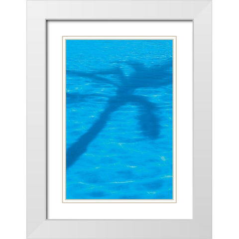 Vacationing B White Modern Wood Framed Art Print with Double Matting by Frates, Dennis