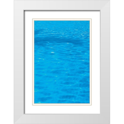 Vacationing C White Modern Wood Framed Art Print with Double Matting by Frates, Dennis