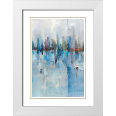 Panoramic Vision III White Modern Wood Framed Art Print with Double Matting by Jackson, Victoria