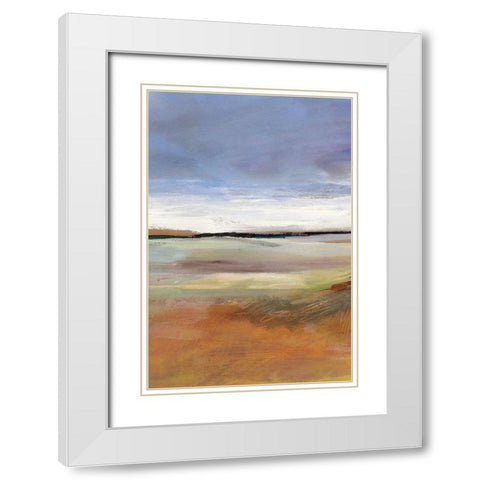 Quiet Moment II White Modern Wood Framed Art Print with Double Matting by Lenker, Marlene