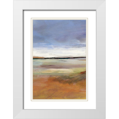 Quiet Moment II White Modern Wood Framed Art Print with Double Matting by Lenker, Marlene
