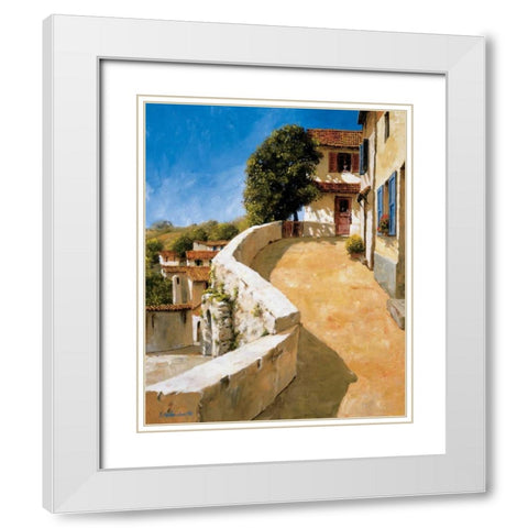Provence White Modern Wood Framed Art Print with Double Matting by Archambault, Gilles