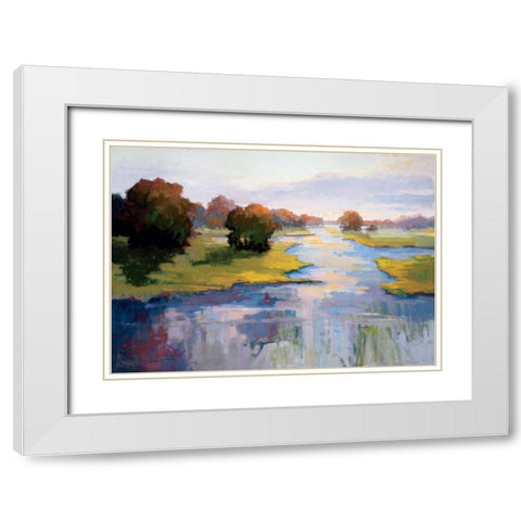 Unexpected Treasure White Modern Wood Framed Art Print with Double Matting by McMurry, Vicki