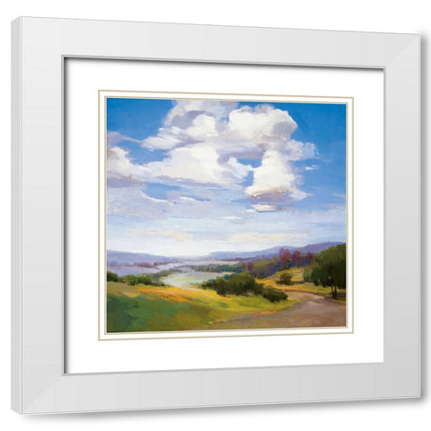 No Boundaries White Modern Wood Framed Art Print with Double Matting by McMurry, Vicki
