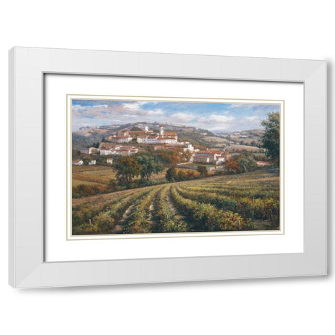 Dream White Modern Wood Framed Art Print with Double Matting by Chavez, Rosa