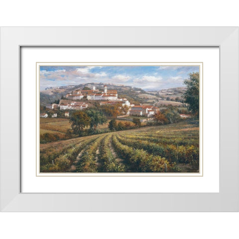 Dream White Modern Wood Framed Art Print with Double Matting by Chavez, Rosa