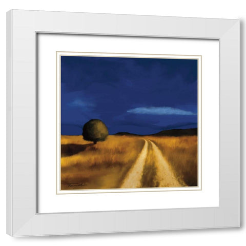 The Way Home White Modern Wood Framed Art Print with Double Matting by Venter, Tandi