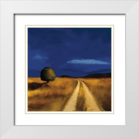 The Way Home White Modern Wood Framed Art Print with Double Matting by Venter, Tandi