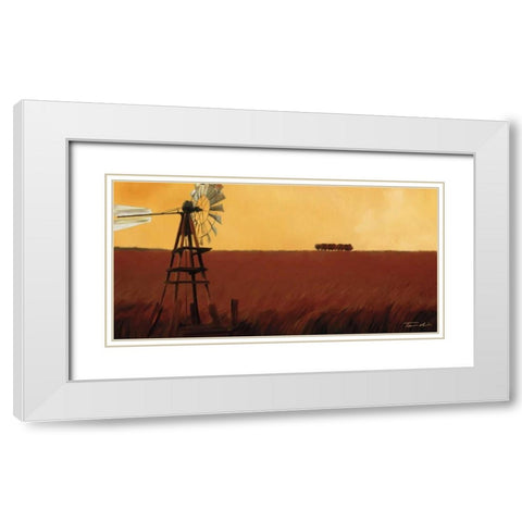 Homeland II White Modern Wood Framed Art Print with Double Matting by Venter, Tandi