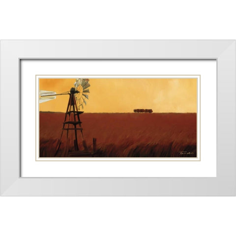 Homeland II White Modern Wood Framed Art Print with Double Matting by Venter, Tandi