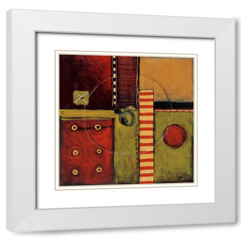 Time Passing White Modern Wood Framed Art Print with Double Matting by St.Germain, Patrick