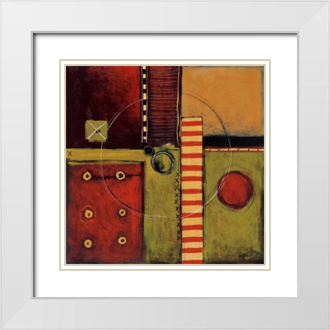 Time Passing White Modern Wood Framed Art Print with Double Matting by St.Germain, Patrick
