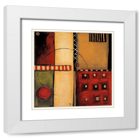 In Motion White Modern Wood Framed Art Print with Double Matting by St.Germain, Patrick