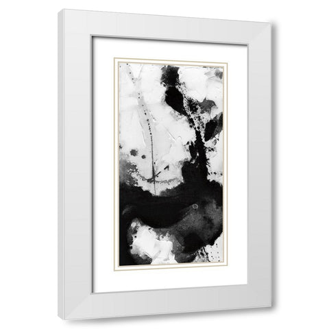 Soul Dance I White Modern Wood Framed Art Print with Double Matting by Stanion, Kathy Morton