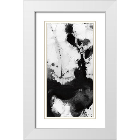 Soul Dance I White Modern Wood Framed Art Print with Double Matting by Stanion, Kathy Morton