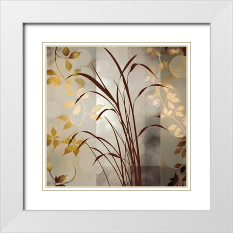 A Gentle Breeze II White Modern Wood Framed Art Print with Double Matting by Aparicio, Edward