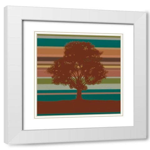 Subtleties I White Modern Wood Framed Art Print with Double Matting by Aparicio, Edward